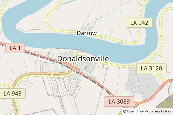 Mapa Donaldsonville