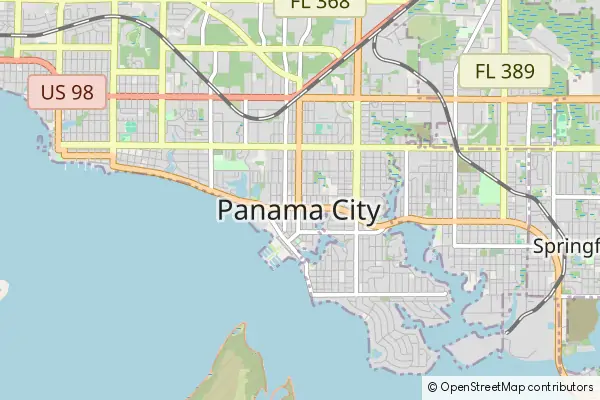 Mapa Panama City