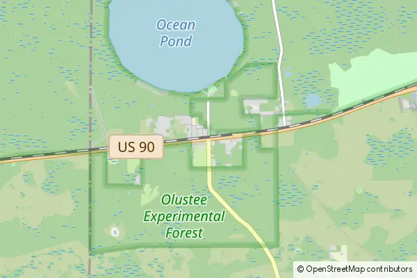 Mapa Olustee