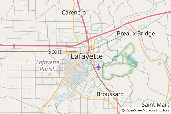 Mapa Lafayette