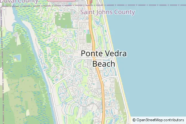 Mapa Ponte Vedra Beach