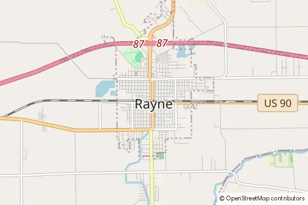 Mapa Rayne