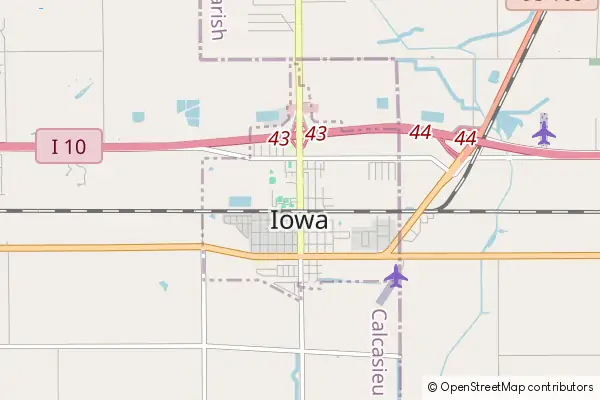 Mapa Iowa