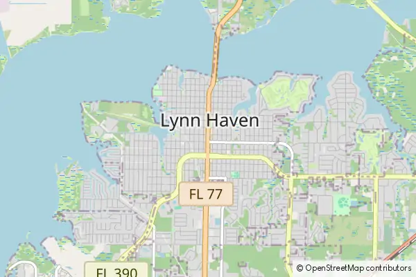 Mapa Lynn Haven