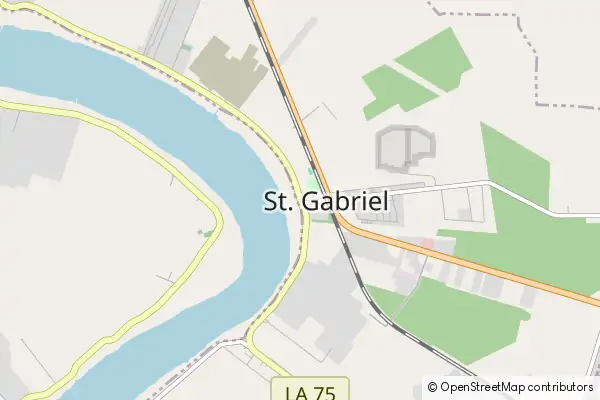 Mapa Saint Gabriel