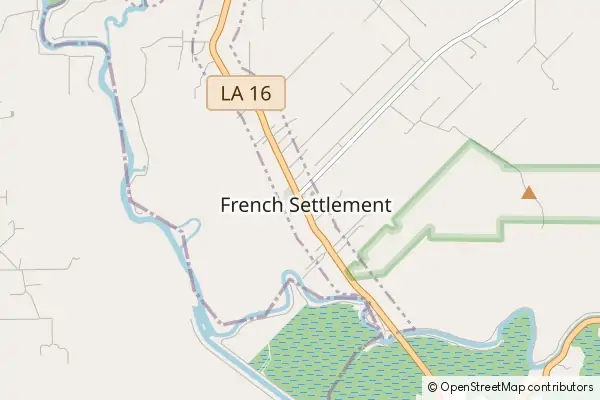 Mapa French Settlement