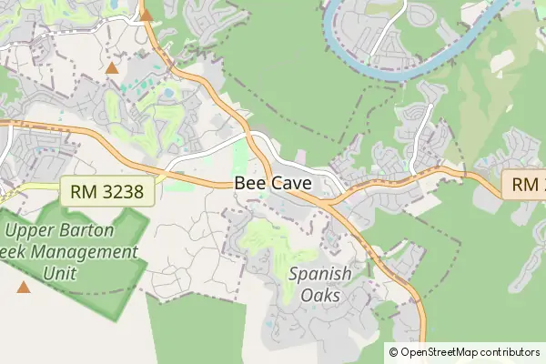 Mapa Bee Cave