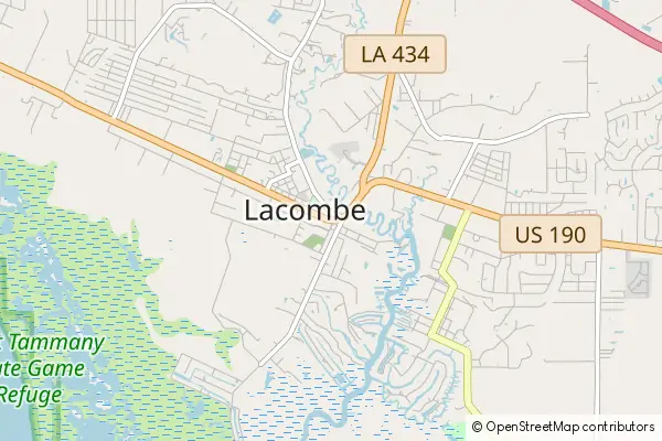 Mapa Lacombe