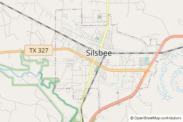 Mapa Silsbee