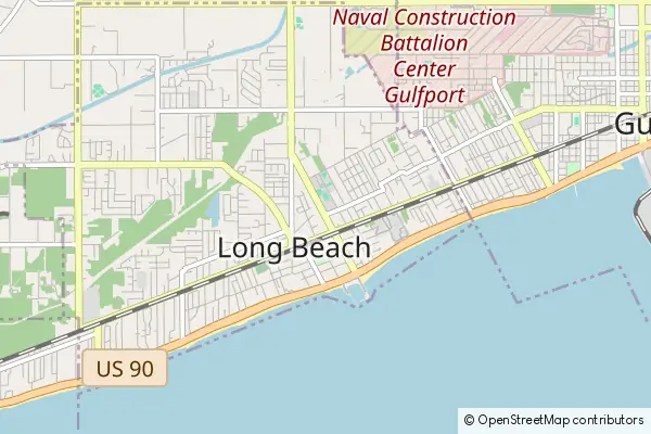 Mapa Long Beach