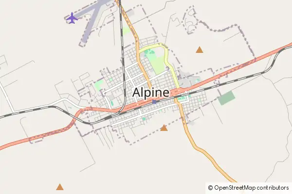 Mapa Alpine