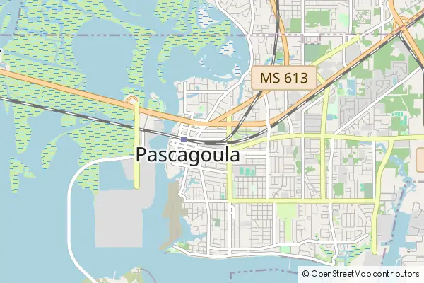 Mapa Pascagoula