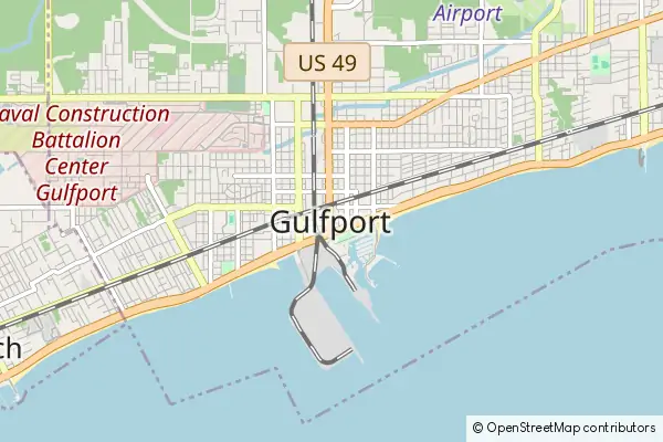 Mapa Gulfport