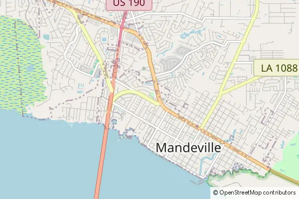 Mapa Mandeville