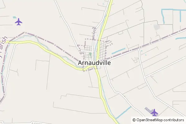 Mapa Arnaudville