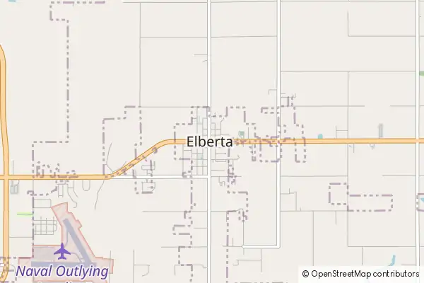 Mapa Elberta