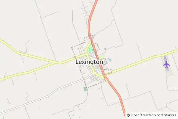 Mapa Lexington