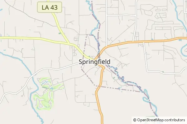 Mapa Springfield