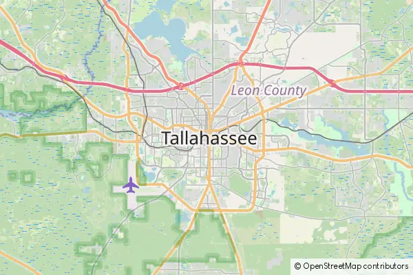 Mapa Tallahassee