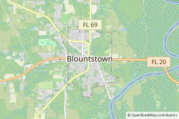 Mapa Blountstown