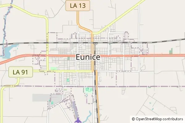 Mapa Eunice