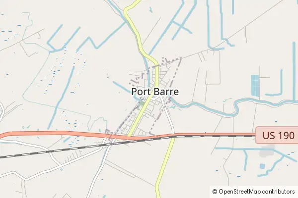 Mapa Port Barre