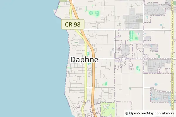 Mapa Daphne