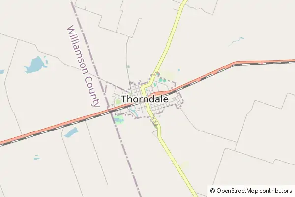 Mapa Thorndale