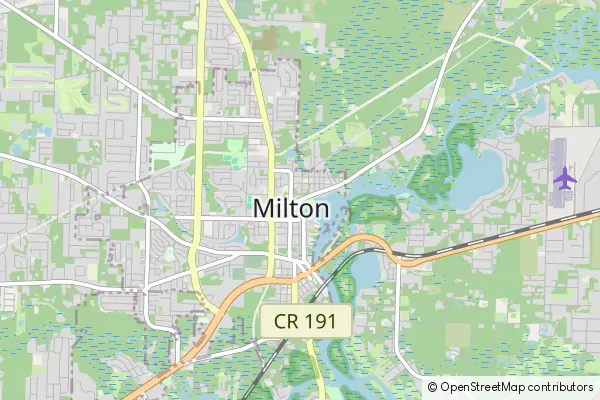 Mapa Milton