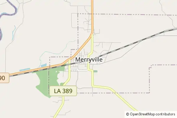 Mapa Merryville