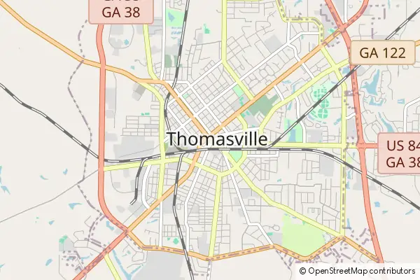 Mapa Thomasville