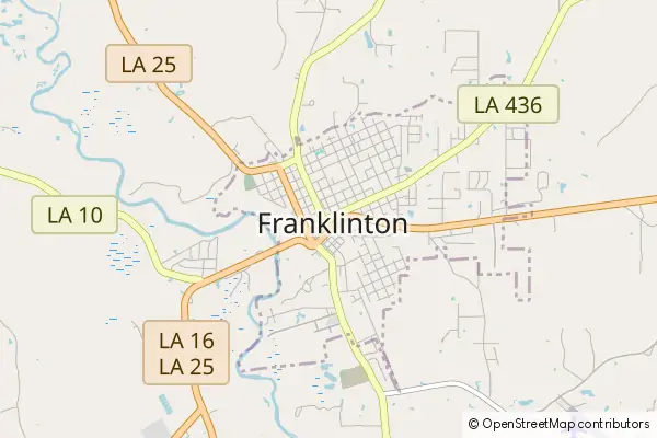 Mapa Franklinton