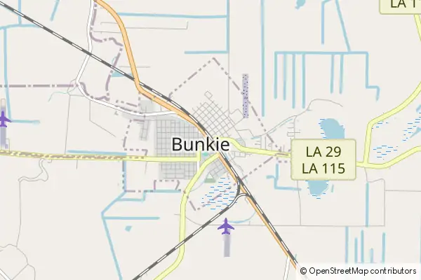 Mapa Bunkie