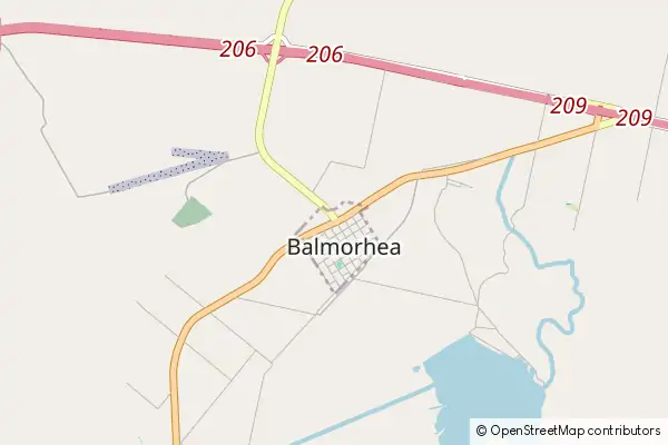 Mapa Balmorhea