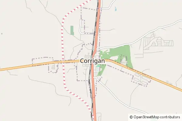 Mapa Corrigan