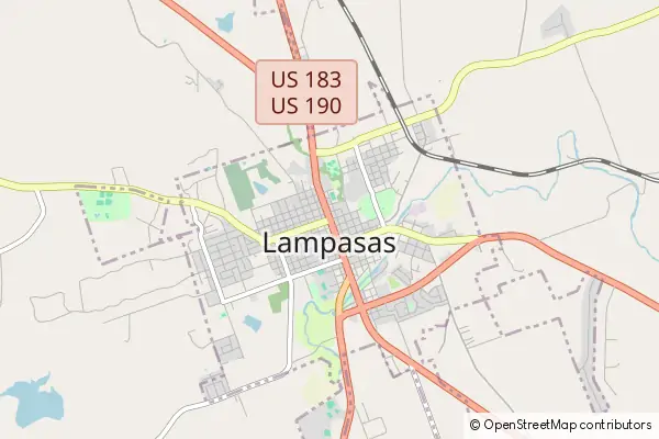 Mapa Lampasas