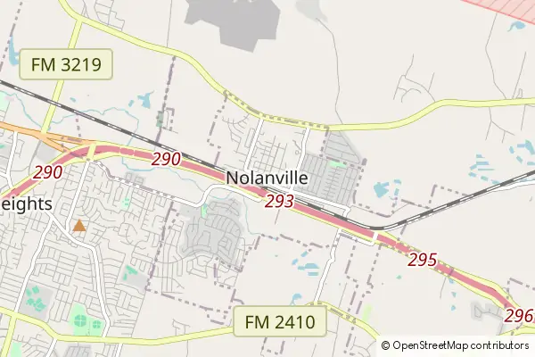 Mapa Nolanville