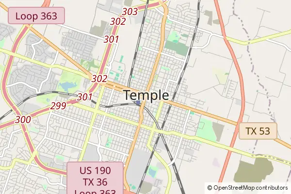 Mapa Temple