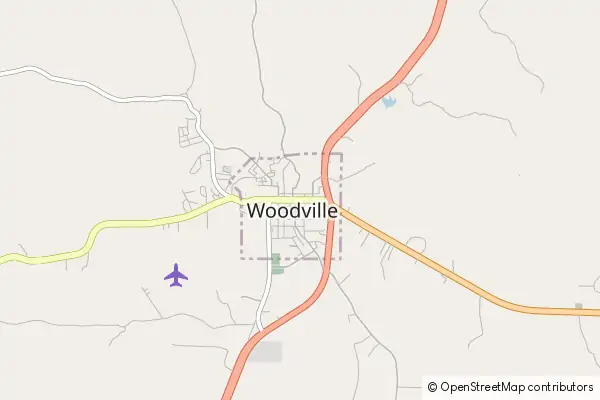 Mapa Woodville