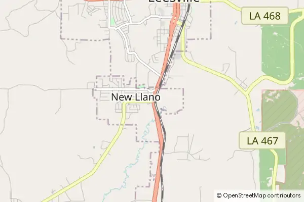 Mapa New Llano