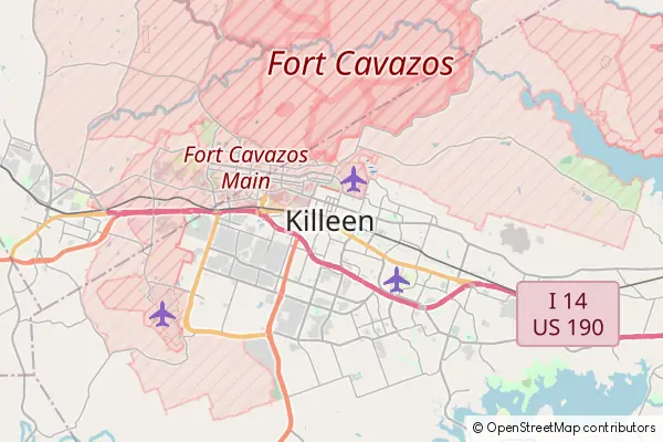 Mapa Killeen