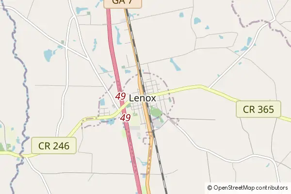 Mapa Lenox