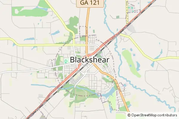 Mapa Blackshear