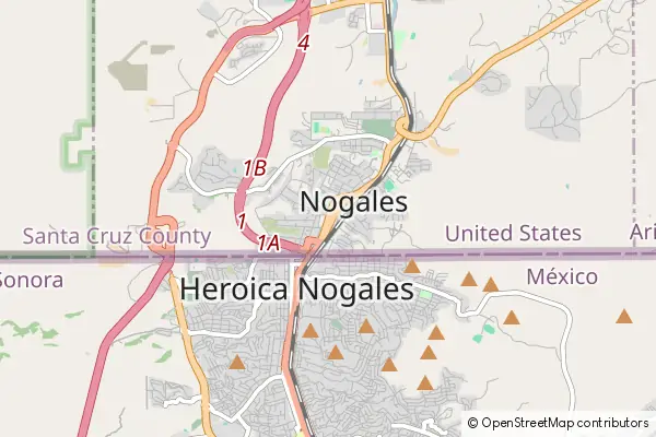 Mapa Nogales