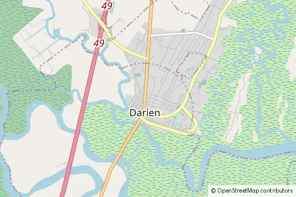 Mapa Darien