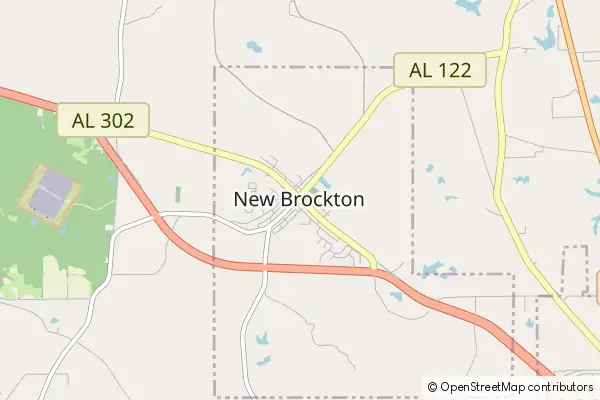 Mapa New Brockton