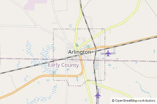 Mapa Arlington