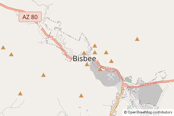 Mapa Bisbee