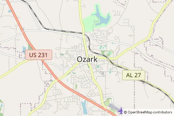 Mapa Ozark