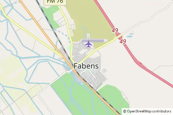 Mapa Fabens